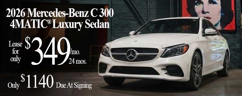 2026 Mercedes-Benz C 300 4MATIC Luxury Sedan