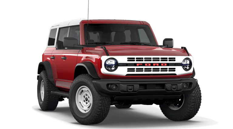 image o grey 4-door ford bronco badlands