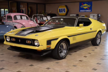 1971 Grabber Yellow Ford Mustang