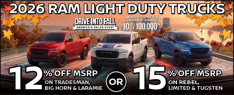 2026 RAM LIGHT DUTY TRUCKS