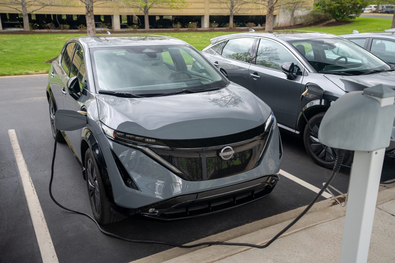 2024 Nissan Ariya at Charging Station