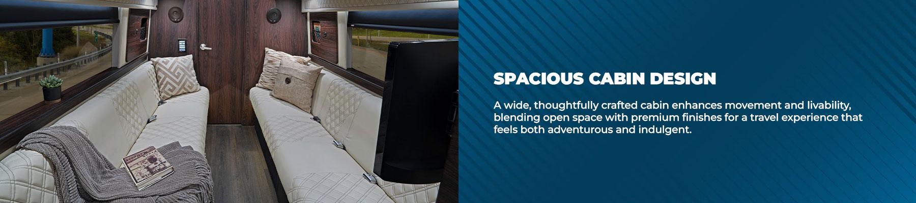 Spacious cabin design