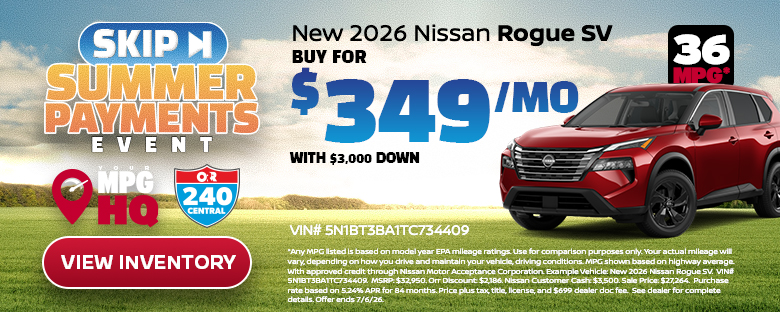 New 2026 Nissan Rogue SV