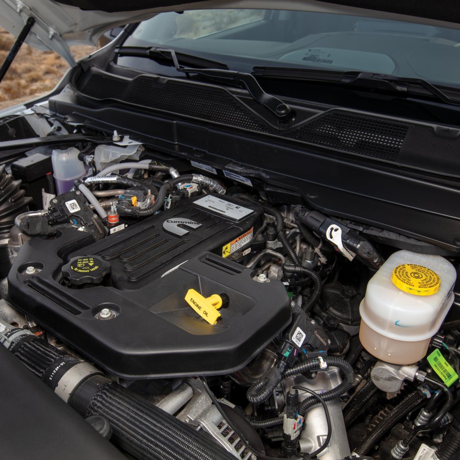 2025 RAM 2500 Under Hood Cummins Turbo Diesel Engine
