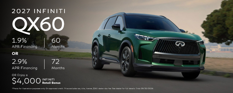 NEW 2027 QX60 Offer