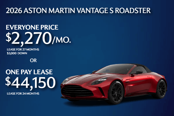 2026 Aston Martin Vantage S Roadster 