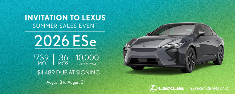 Lexus ESe Offer