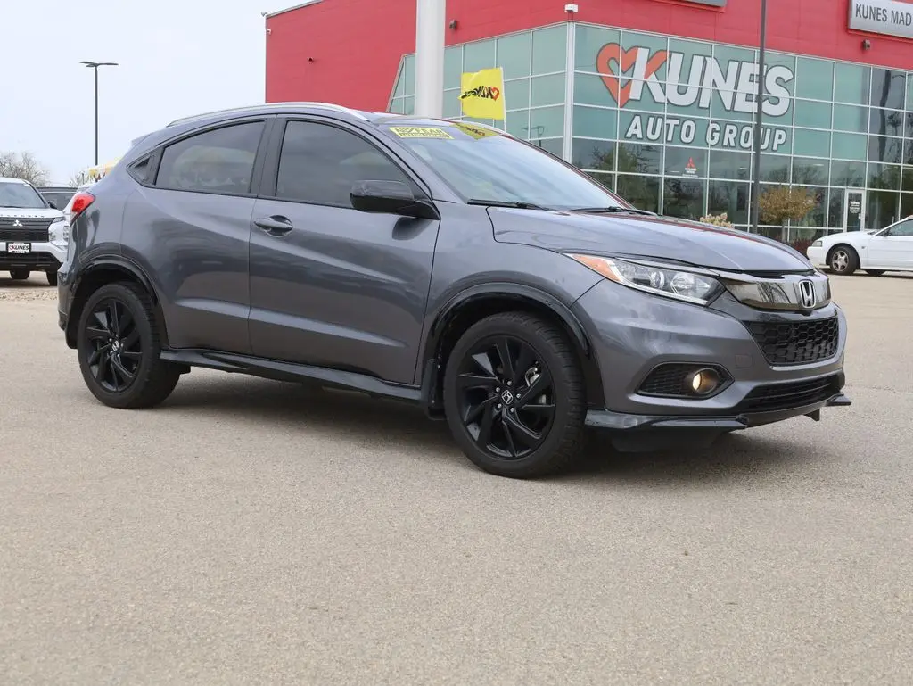 Used 2021 Honda HR-V Sport with VIN 3CZRU6H18MM755213 for sale in Madison, WI