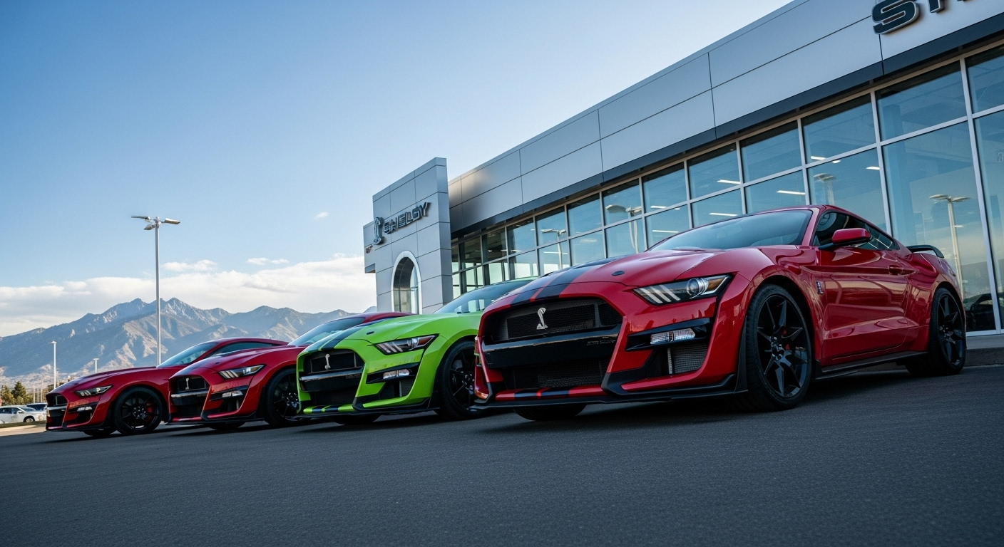 Explore the 2020 Shelby Mustang GT500 lineup in Denver, CO. Learn about the specs, trims, and delivery options. We deliver anywhere in the U.S.