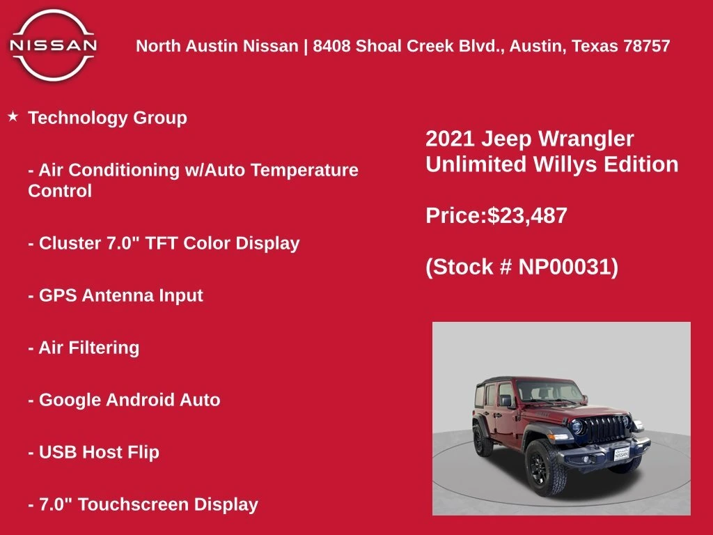 2021 Jeep Wrangler Unlimited Willys - Photo 11