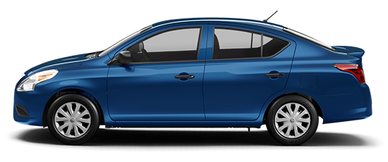 2017 Nissan Versa S Plus sedan, side profile