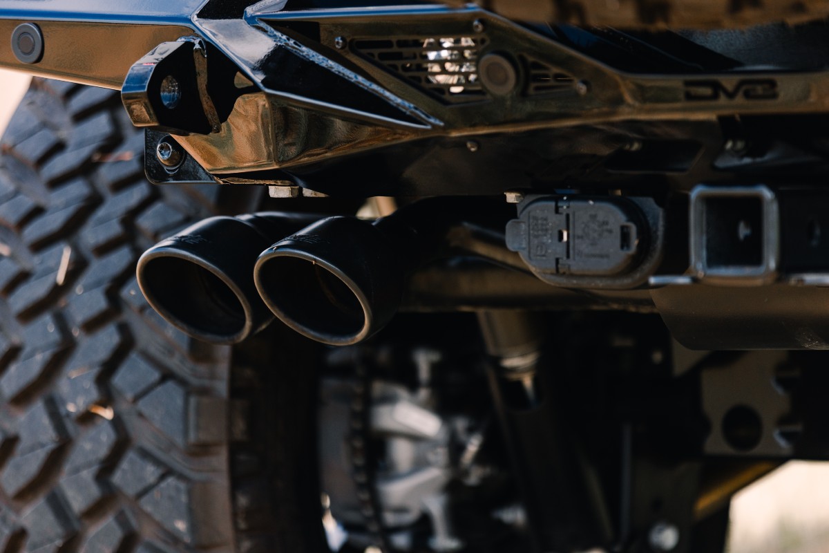 Custom 2024 Jeep Wrangler Rubicon 392 Exterior Exhaust System Close Up