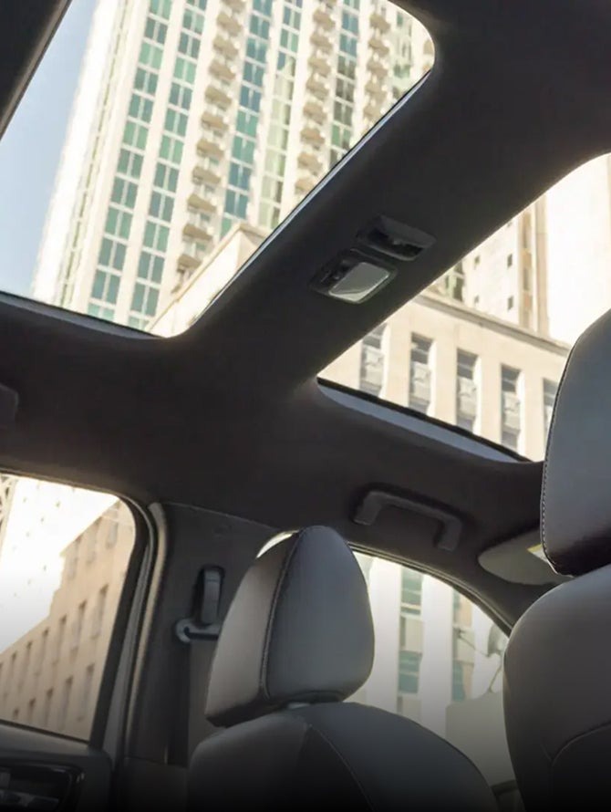 Available Power Panoramic Sunroof