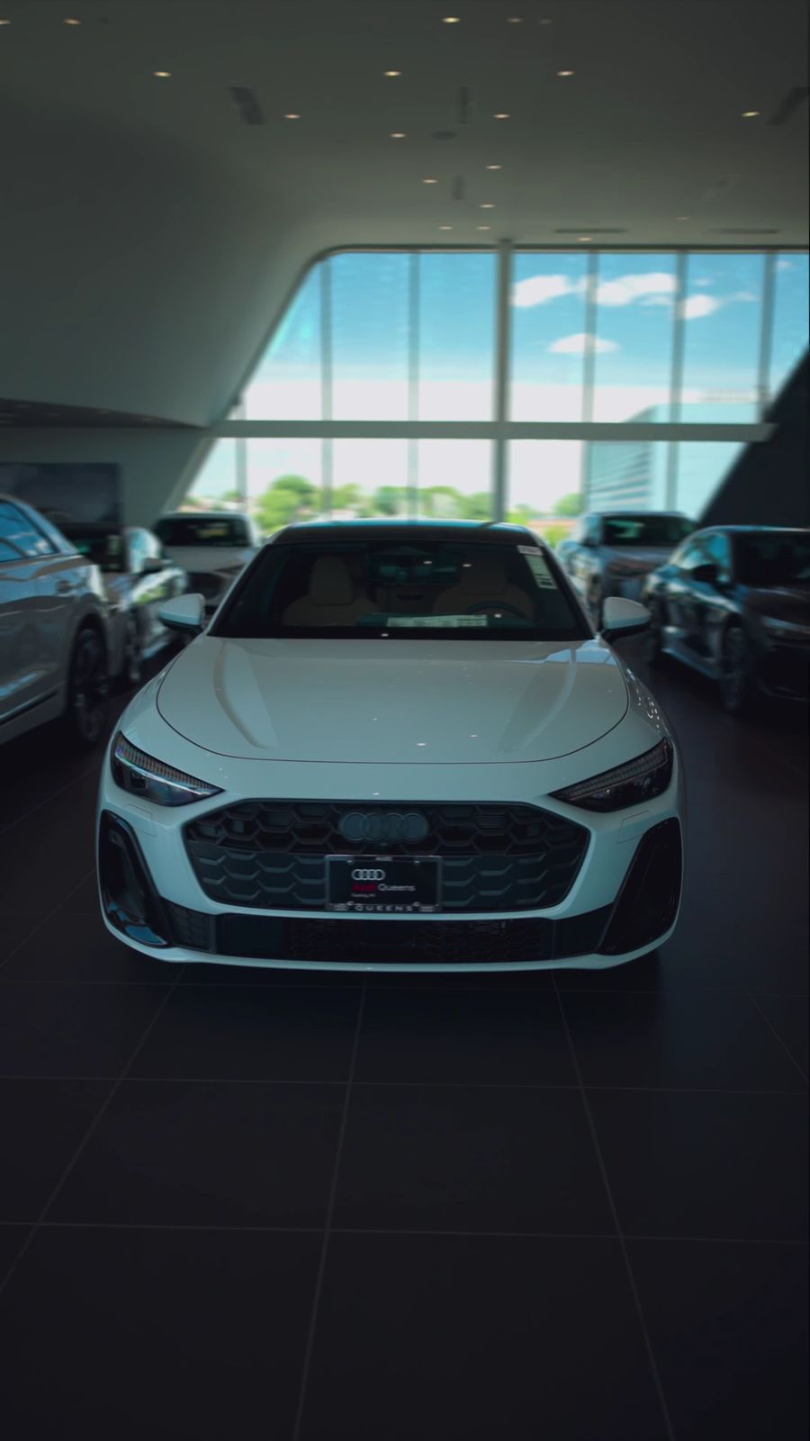 Audi Queens indoor showroom floor in Flushing NY