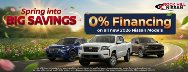 Rock Hill Nissan April Incentive