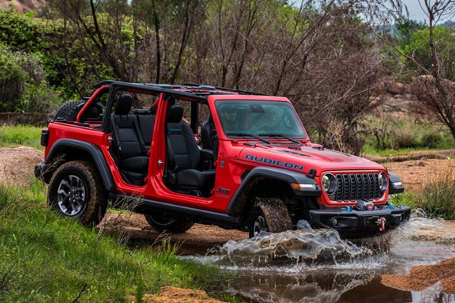 2025 Jeep Wrangler Exterior Passenger Side Front Profile with Doors Removed