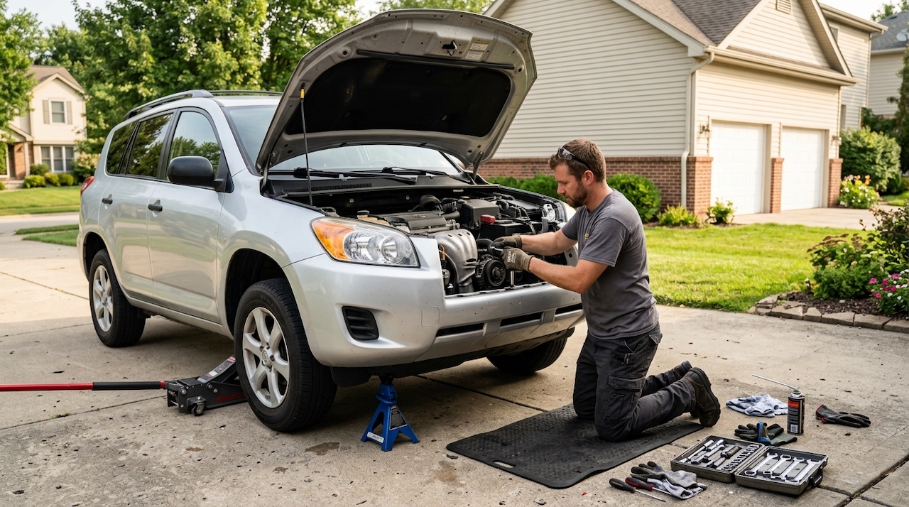 Car maintenance at home