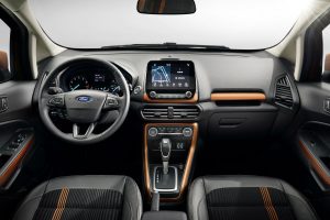 2018 Ford EcoSport front interior driver dash and infotainment system_o