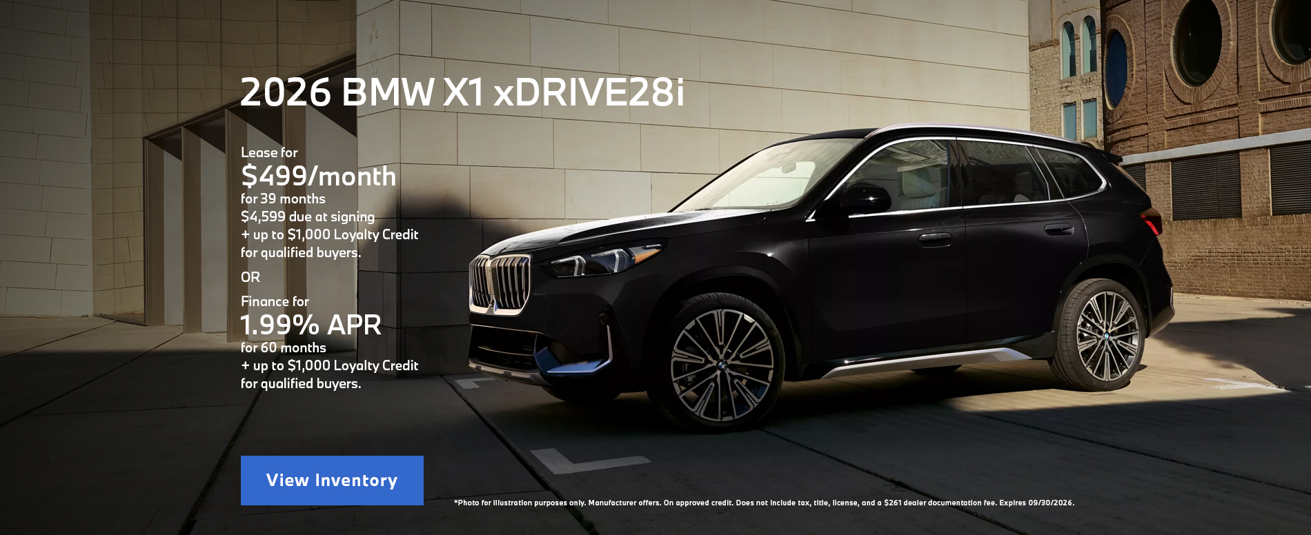2026 BMW X1 xDRIVE28i
