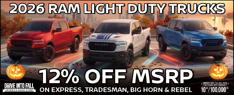 2026 RAM LIGHT DUTY TRUCKS