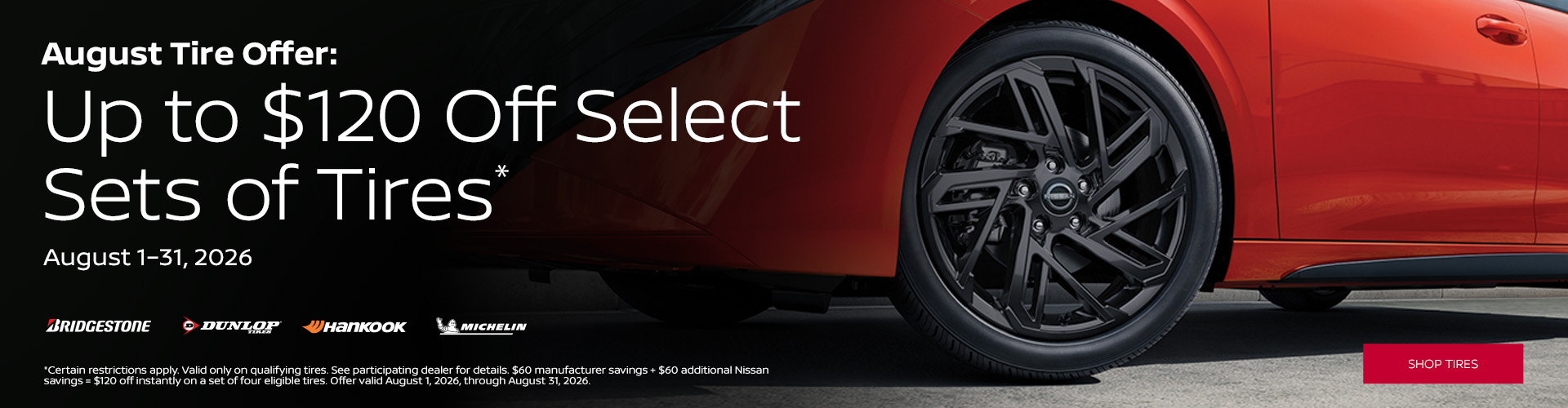 Nissan Tire Offer 