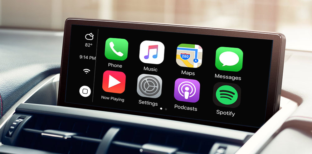 Apple CarPlay in the Lexus NX