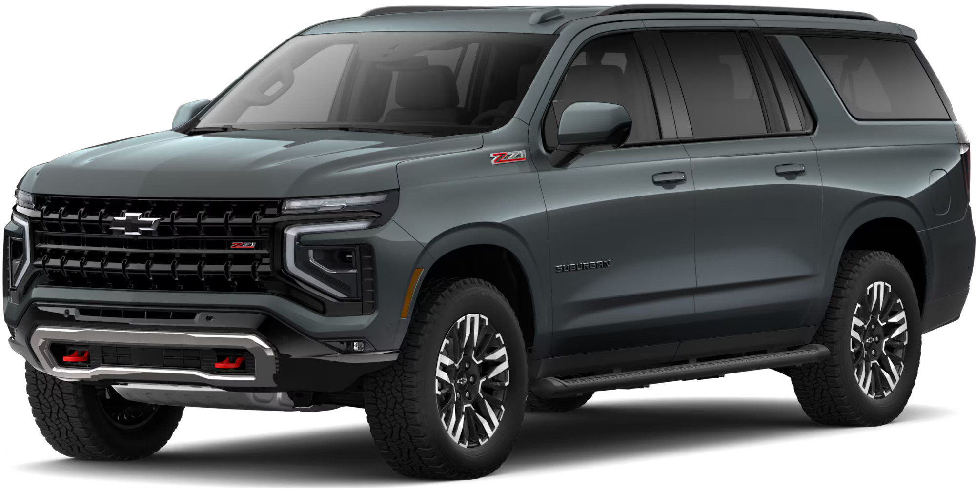 The 2025 chevrolet suburban z71 trim.