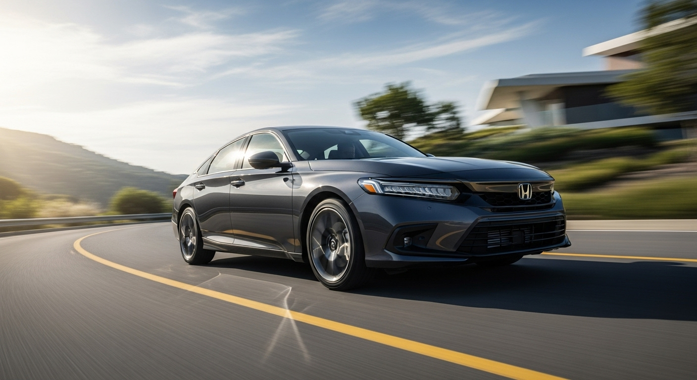 Explore the 2025 Honda Accord at Kunes Honda of Quincy. Check out our inventory and find the perfect model for you. Shop New Hondas today!