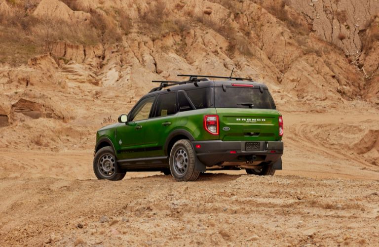 Green 2023 Ford Bronco Black Diamond Off-Road Package Rear Exterior