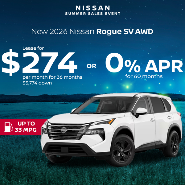 New 2026 Nissan Rogue SV AWD  