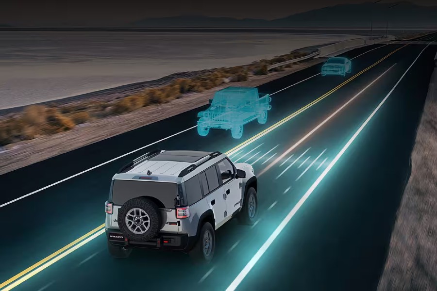 2026 Jeep Recon Active Driving Assist Simulation