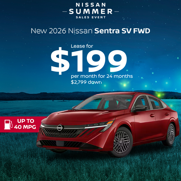 New 2026 Nissan Sentra SV FWD