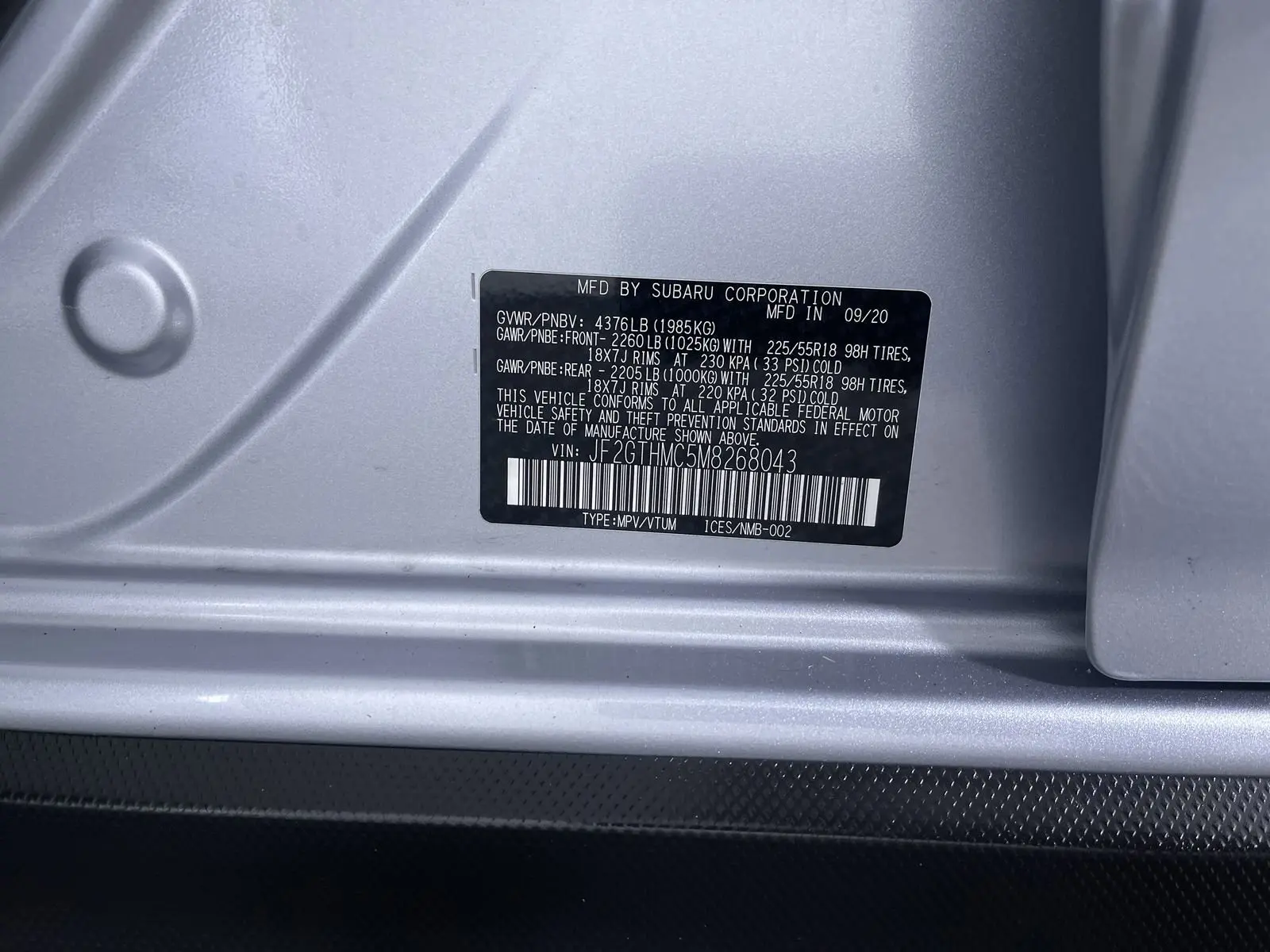 2021 Subaru Crosstrek Limited photo 10