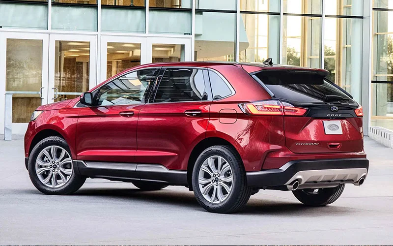 image of red ford edge