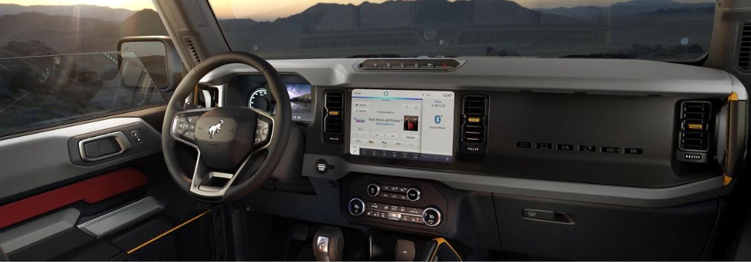 2024 Ford Bronco Dashboard and Infotainment Screen