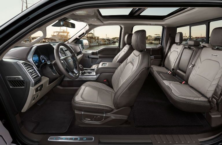 full interior of a 2020 Ford F-150