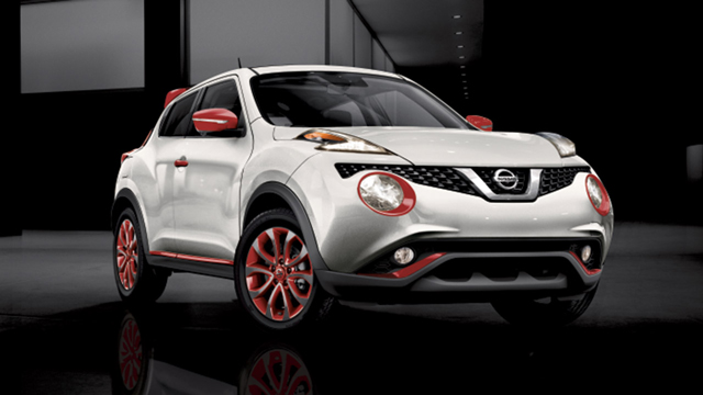 Silver Nissan Juke
