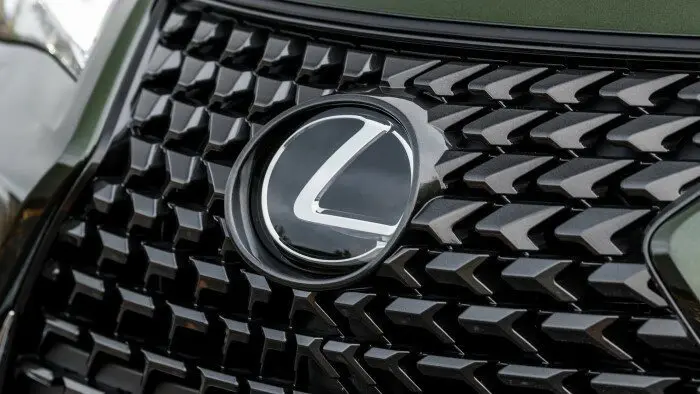 Lexus grille close-up