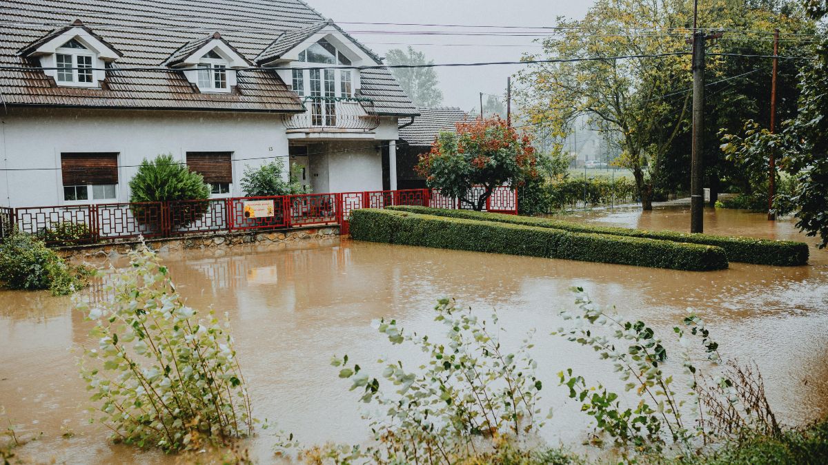 Water Flooding Home Exterior