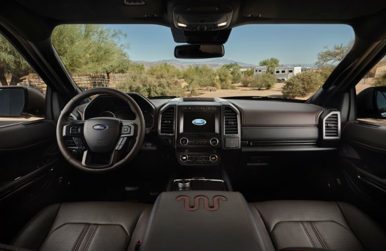 front interior of a 2021 Ford Expedition King Ranch