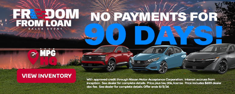 No Payments for 90 Days