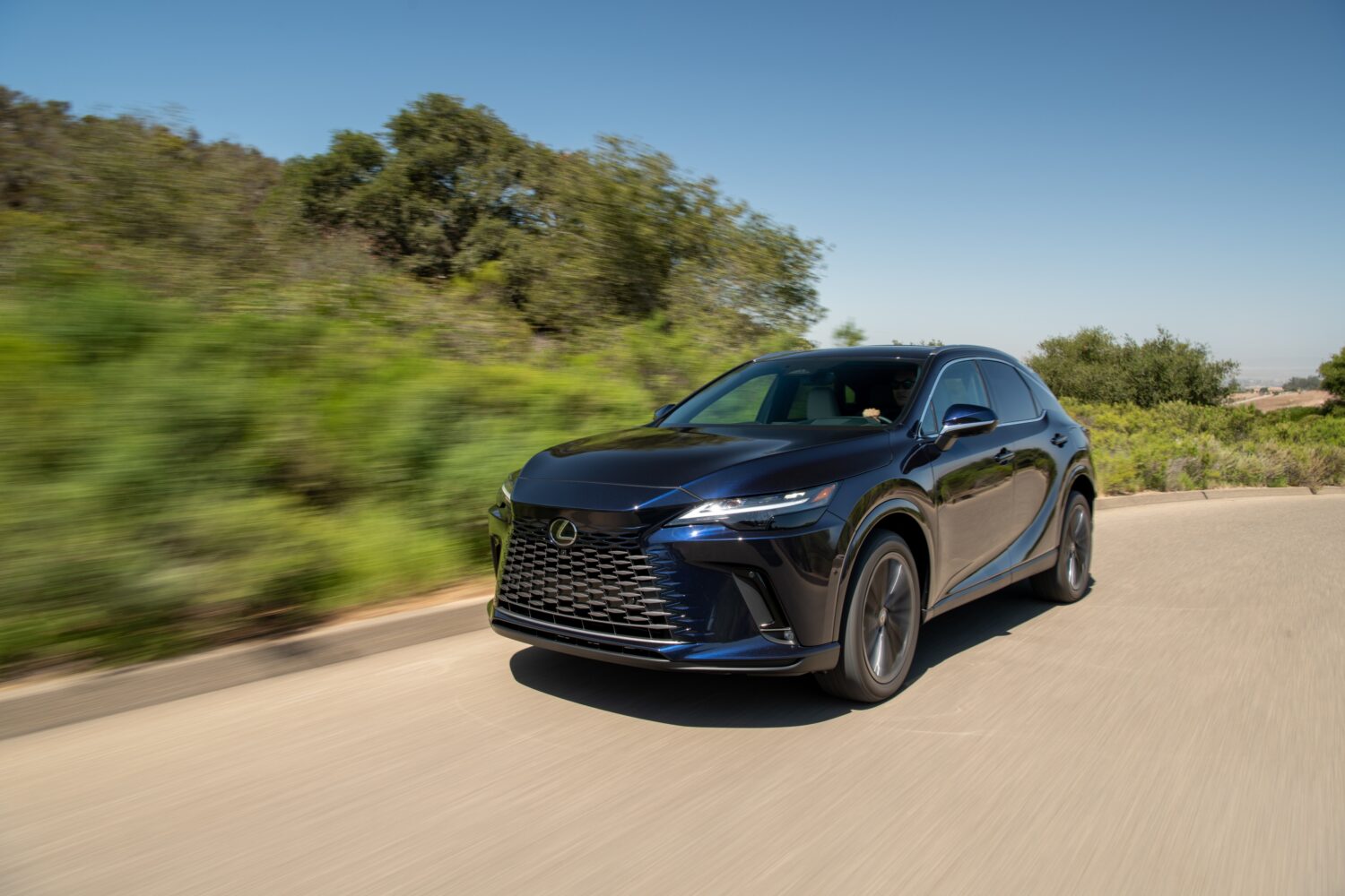 Lexus RX SUV at Thompson Lexus Doylestown showroom