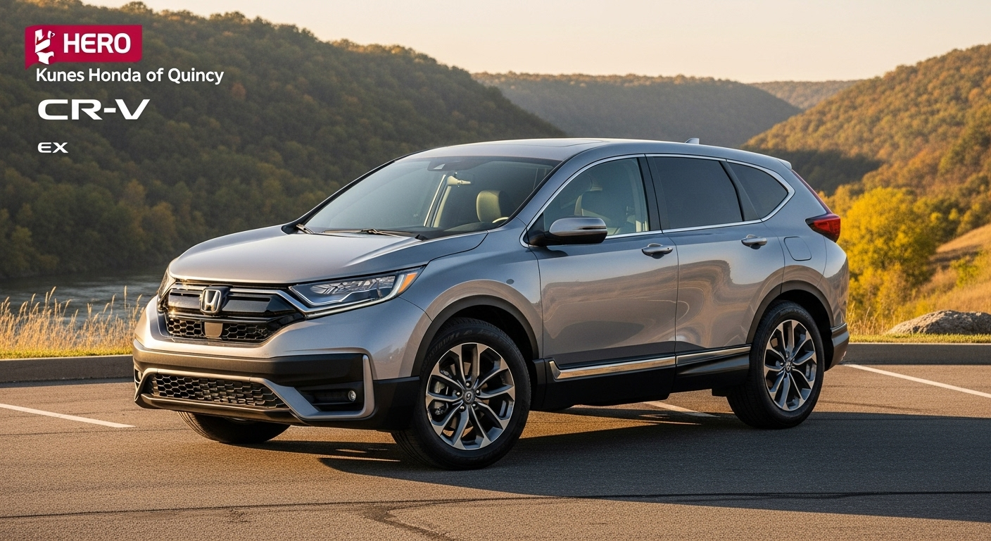 Explore the 2025 Honda CR-V EX features and check availability at Kunes Honda of Quincy. Discover why this model is perfect for West Burlington, IA residents.