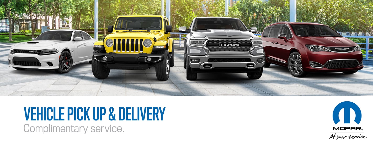 Dan Deery CDJR Pick Up & Delivery Service