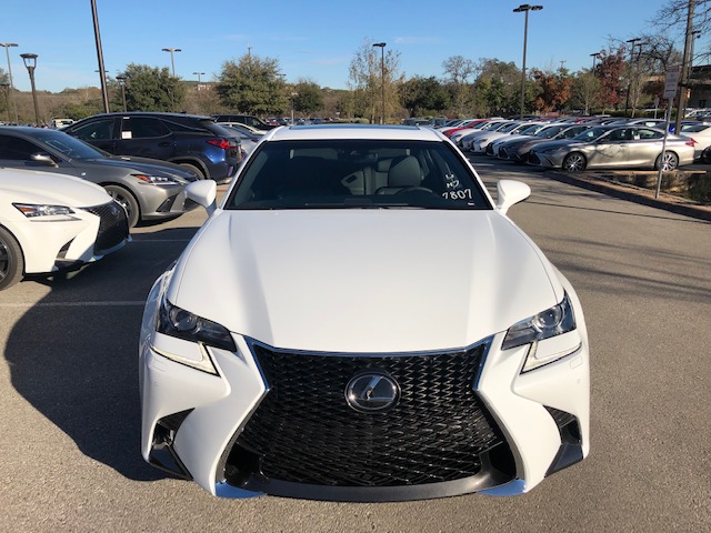 2019 GS 350 F SPORT in Ultra White