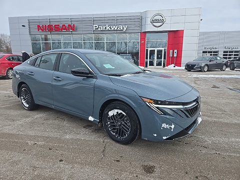grey 2026 Nissan Sentra sedan parked at the Parkway Nissan dealership in Dover, OH