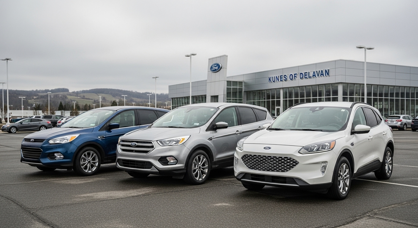 Explore the range of Ford Escape trim levels available near Beloit, WI. From the base model to the high-end Platinum, each trim offers unique features and capabilities to suit different driving preferences. Visit Kunes Ford of Delavan to find your ideal Ford Escape.