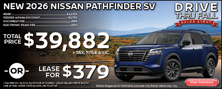 2026 Nissan Pathfinder SV