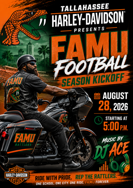FAMU Football Season Kickoff at Tallahassee Harley-Davidson