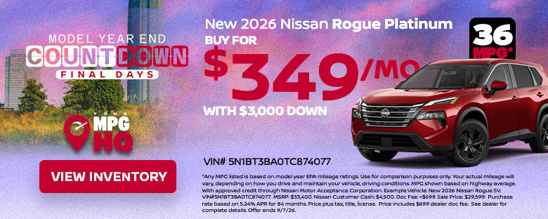 New 2026 Nissan Rogue
